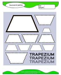 Geometrik Şekiller Çalışma Sayfaları